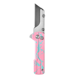 U1 Ultra Zombie Pink Pocket Folding Utility Knife with Ceramic Blade