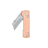 OKNIFE U1 Pro Utility Knife – Orange Micarta with Integrated Screwdriver & Quick-Change Blade System