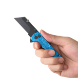 U1 Ultra Snowflake Blue Utility Knife with Ceramic Blade
