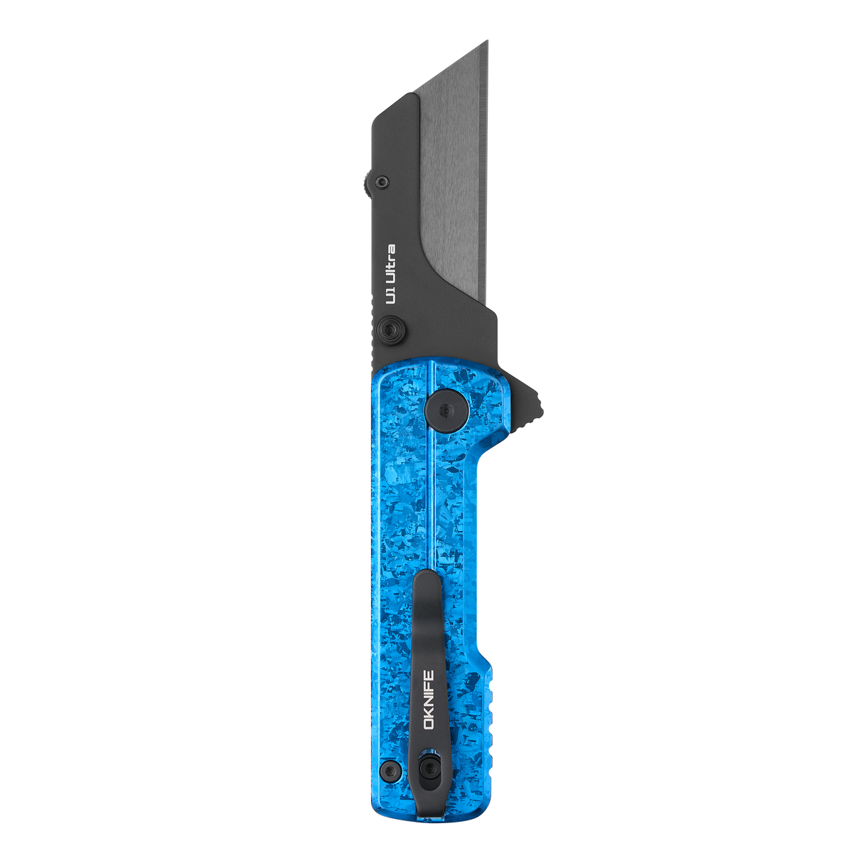U1 Ultra Snowflake Blue Utility Knife with Ceramic Blade