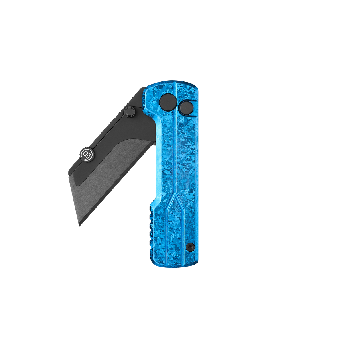 U1 Ultra Snowflake Blue Utility Knife with Ceramic Blade