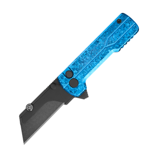 U1 Ultra Snowflake Blue Utility Knife with Ceramic Blade